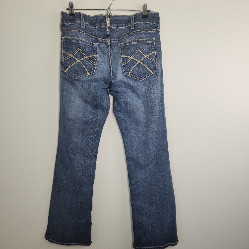 Ariat Real Denim Womens Jeans Size 32L  western Cowgirl Riding Rodeo - Picture 8 of 13